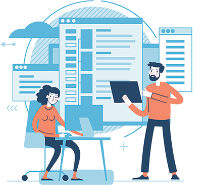 Two copywriters are brainstorming strategies for creating a clear and compelling sales deck that will help their clients improve sales without jeopardizing their brand.